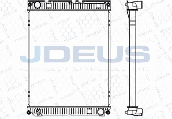 Jdeus M-1150130 - Radiators, Motora dzesēšanas sistēma ps1.lv