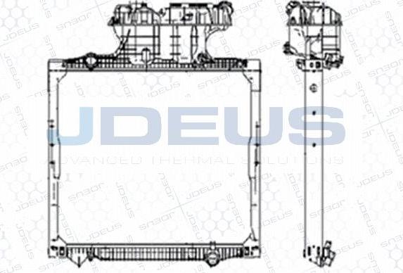 Jdeus M-1150120 - Radiators, Motora dzesēšanas sistēma ps1.lv