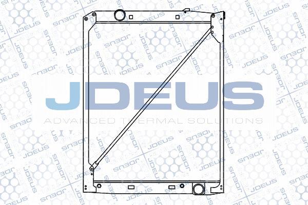 Jdeus M-1170070 - Radiators, Motora dzesēšanas sistēma ps1.lv