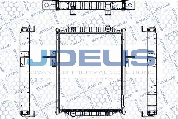 Jdeus M-1231330 - Radiators, Motora dzesēšanas sistēma ps1.lv