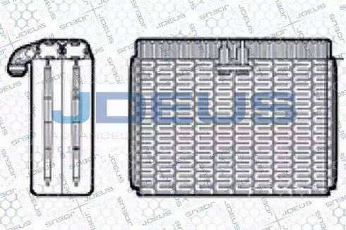 Jdeus RA9230511 - Iztvaikotājs, Gaisa kondicionēšanas sistēma ps1.lv