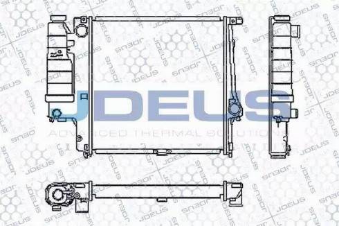 Jdeus RA0050450 - Radiators, Motora dzesēšanas sistēma ps1.lv