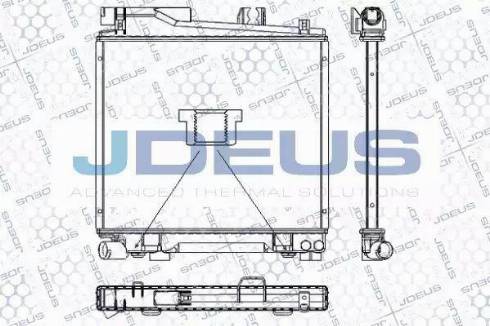 Jdeus RA0050400 - Radiators, Motora dzesēšanas sistēma ps1.lv