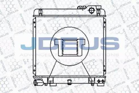 Jdeus RA0050410 - Radiators, Motora dzesēšanas sistēma ps1.lv