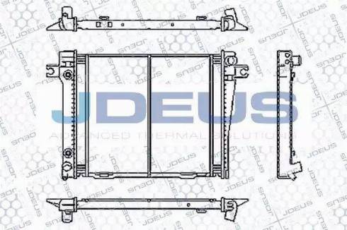 Jdeus RA0050420 - Radiators, Motora dzesēšanas sistēma ps1.lv