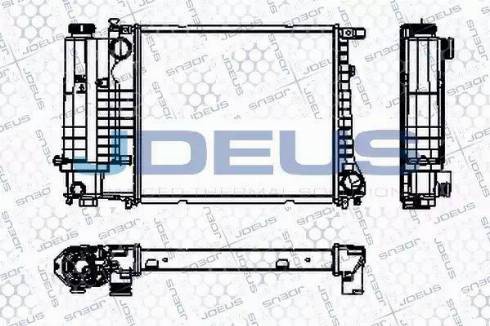 Jdeus RA0050590 - Radiators, Motora dzesēšanas sistēma ps1.lv