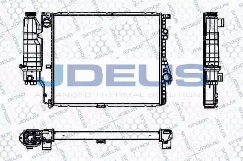 Jdeus RA0050580 - Radiators, Motora dzesēšanas sistēma ps1.lv