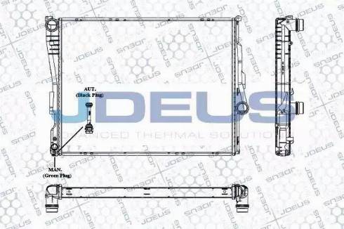 Jdeus RA0050760 - Radiators, Motora dzesēšanas sistēma ps1.lv