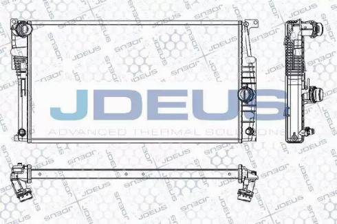 Jdeus RA0050780 - Radiators, Motora dzesēšanas sistēma ps1.lv