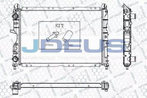 Jdeus RA0000090 - Radiators, Motora dzesēšanas sistēma ps1.lv