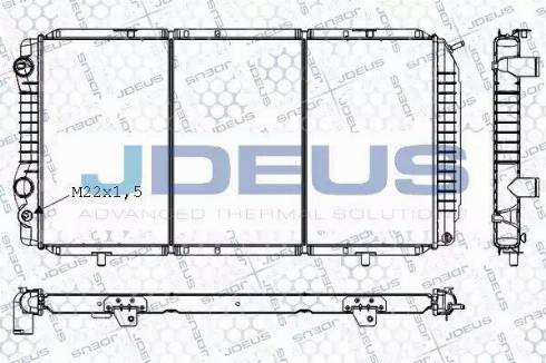 Jdeus RA0070050 - Radiators, Motora dzesēšanas sistēma ps1.lv