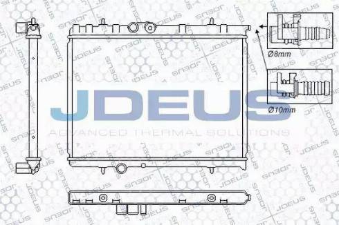 Jdeus RA0070081 - Radiators, Motora dzesēšanas sistēma ps1.lv
