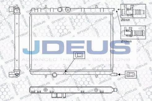 Jdeus RA0070140 - Radiators, Motora dzesēšanas sistēma ps1.lv