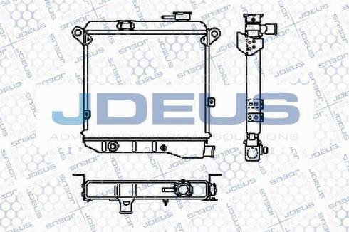 Jdeus RA0110030S - Radiators, Motora dzesēšanas sistēma ps1.lv