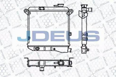 Jdeus RA0110030 - Radiators, Motora dzesēšanas sistēma ps1.lv