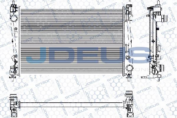 Jdeus RA0111160 - Radiators, Motora dzesēšanas sistēma ps1.lv