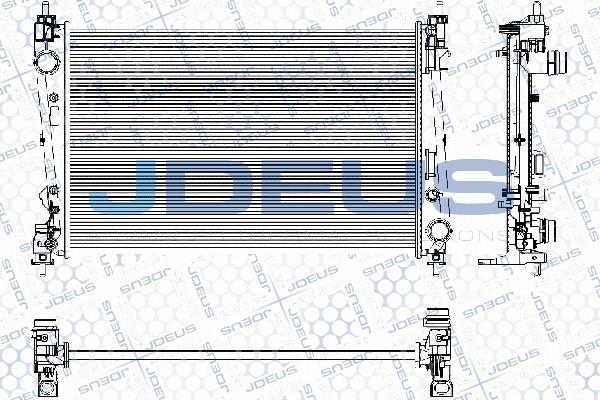 Jdeus RA0111161 - Radiators, Motora dzesēšanas sistēma ps1.lv