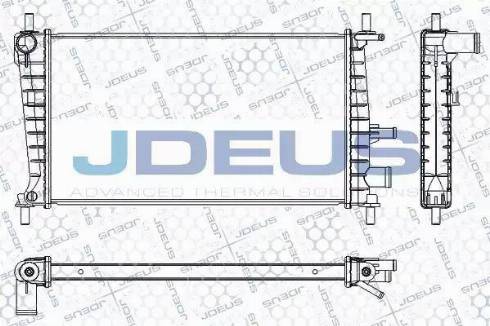 Jdeus RA0120941 - Radiators, Motora dzesēšanas sistēma ps1.lv