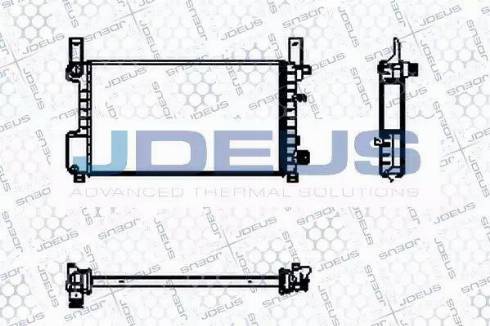 Jdeus RA0120950 - Radiators, Motora dzesēšanas sistēma ps1.lv