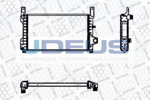 Jdeus RA0120910 - Radiators, Motora dzesēšanas sistēma ps1.lv