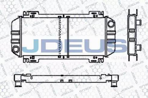 Jdeus RA0120421 - Radiators, Motora dzesēšanas sistēma ps1.lv