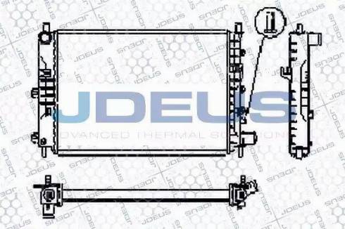 Jdeus RA0120561 - Radiators, Motora dzesēšanas sistēma ps1.lv