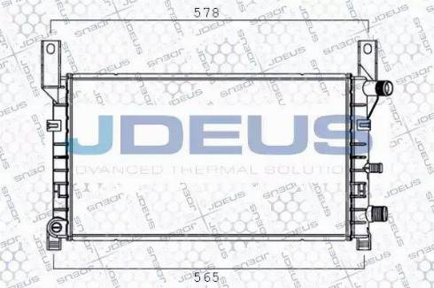 Jdeus RA0120620 - Radiators, Motora dzesēšanas sistēma ps1.lv