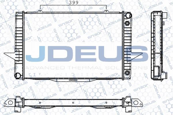 Jdeus RA0310470 - Radiators, Motora dzesēšanas sistēma ps1.lv