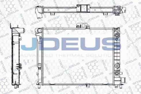 Jdeus RA0240100 - Radiators, Motora dzesēšanas sistēma ps1.lv