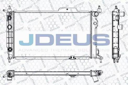 Jdeus RA0200641 - Radiators, Motora dzesēšanas sistēma ps1.lv