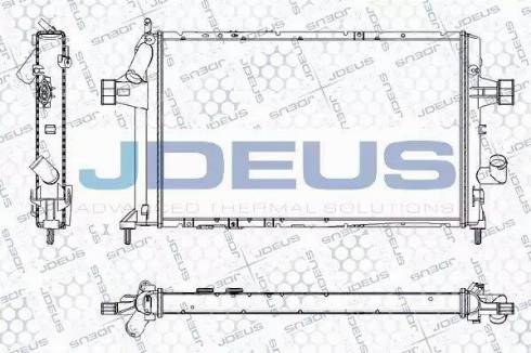 Jdeus RA0200809 - Radiators, Motora dzesēšanas sistēma ps1.lv