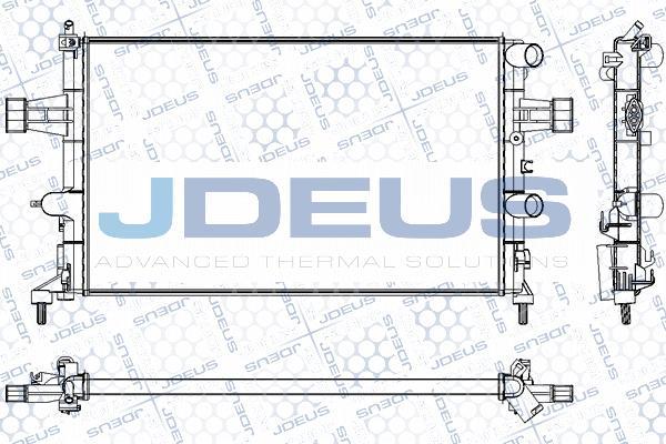 Jdeus RA0200750 - Radiators, Motora dzesēšanas sistēma ps1.lv