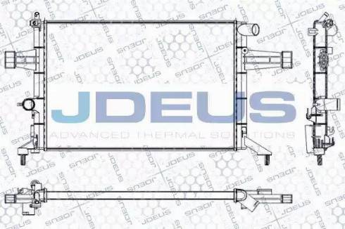 Jdeus RA0200760 - Radiators, Motora dzesēšanas sistēma ps1.lv