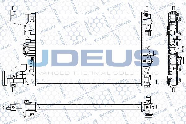 Jdeus RA0201050 - Radiators, Motora dzesēšanas sistēma ps1.lv