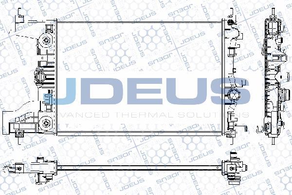 Jdeus RA0201080 - Radiators, Motora dzesēšanas sistēma ps1.lv