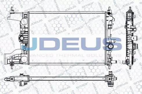 Jdeus RA0201070 - Radiators, Motora dzesēšanas sistēma ps1.lv