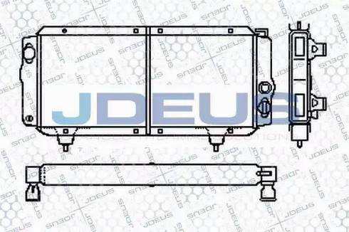 Jdeus RA0210000 - Radiators, Motora dzesēšanas sistēma ps1.lv