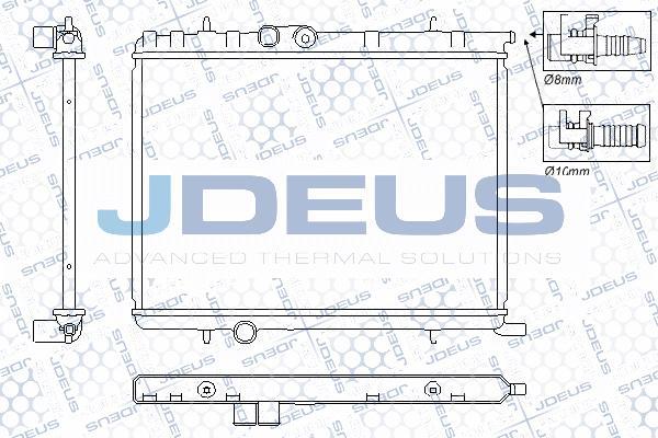 Jdeus RA0210341 - Radiators, Motora dzesēšanas sistēma ps1.lv