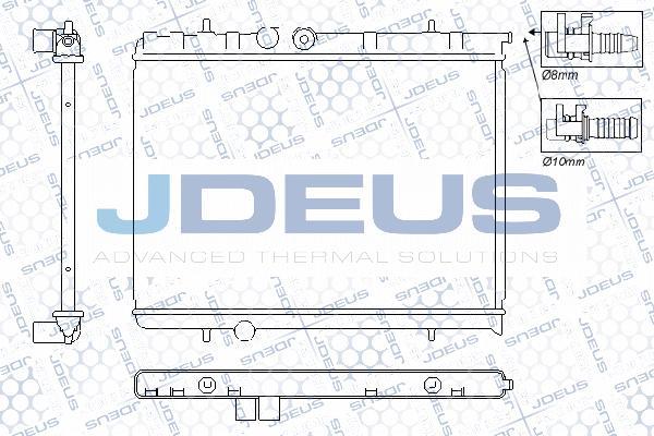 Jdeus RA0210360 - Radiators, Motora dzesēšanas sistēma ps1.lv