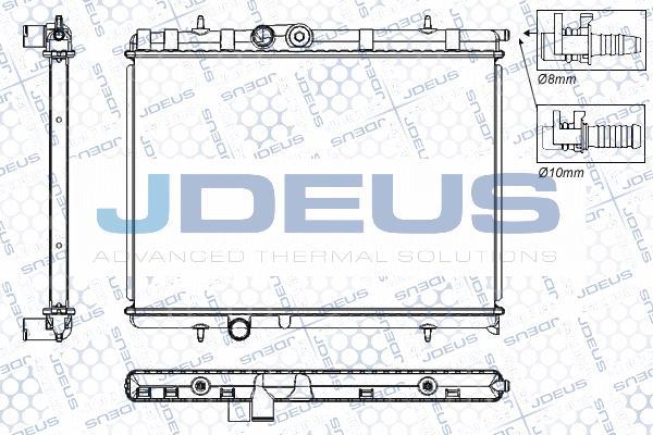 Jdeus RA0210310 - Radiators, Motora dzesēšanas sistēma ps1.lv