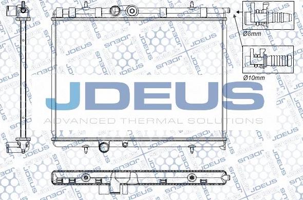 Jdeus RA0210321 - Radiators, Motora dzesēšanas sistēma ps1.lv