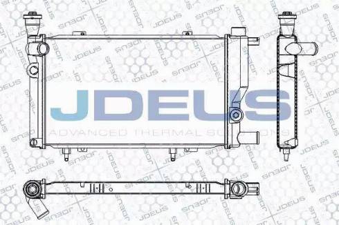 Jdeus RA0210241 - Radiators, Motora dzesēšanas sistēma ps1.lv