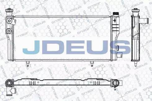 Jdeus RA0210211 - Radiators, Motora dzesēšanas sistēma ps1.lv