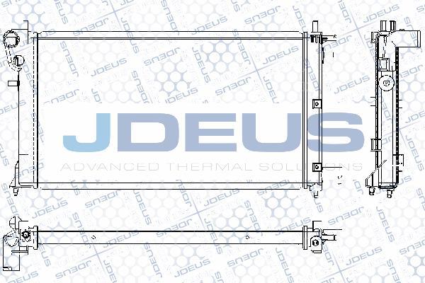 Jdeus RA0210281 - Radiators, Motora dzesēšanas sistēma ps1.lv