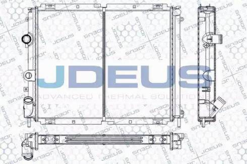 Jdeus RA0230580 - Radiators, Motora dzesēšanas sistēma ps1.lv