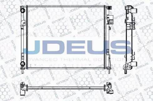 Jdeus RA0230750 - Radiators, Motora dzesēšanas sistēma ps1.lv