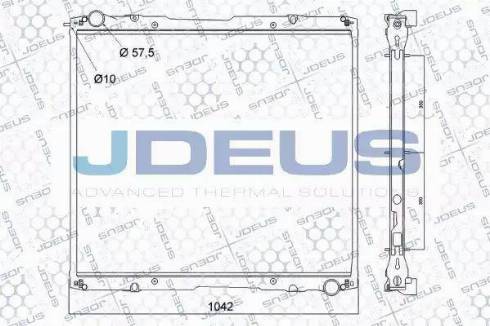 Jdeus RA1410020 - Radiators, Motora dzesēšanas sistēma ps1.lv