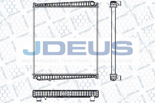 Jdeus RA1230921 - Radiators, Motora dzesēšanas sistēma ps1.lv