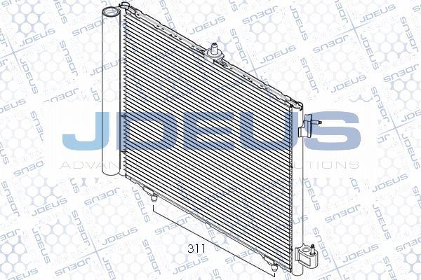 Jdeus RA7070091 - Kondensators, Gaisa kond. sistēma ps1.lv