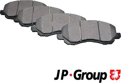 JP Group 5063600910 - Bremžu uzliku kompl., Disku bremzes ps1.lv